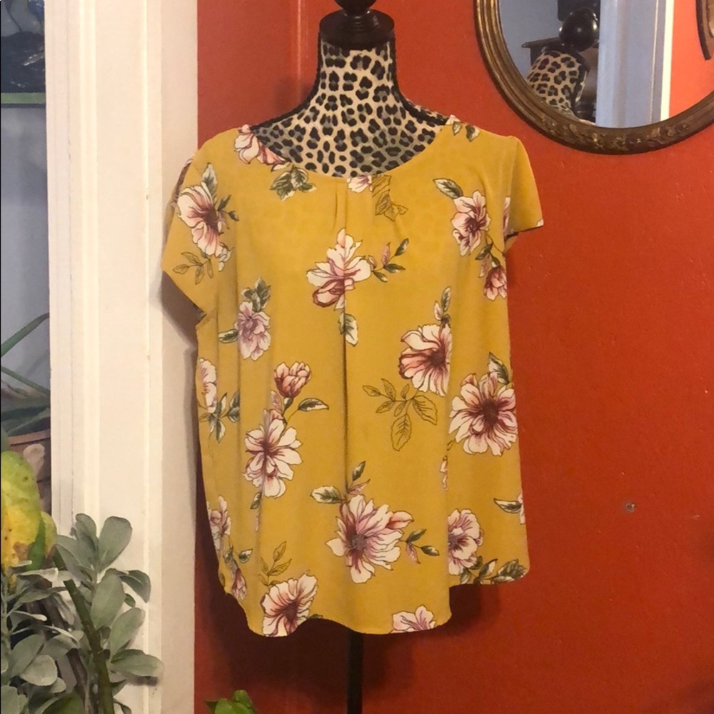 Flowered blouse